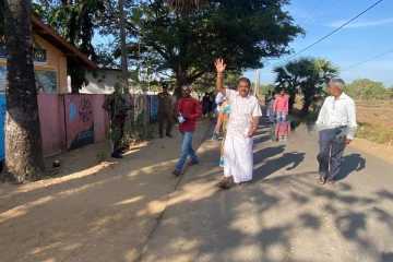 மட்டக்களப்பில் வாக்களித்தார் தமிழ் பொது வேட்பாளர்