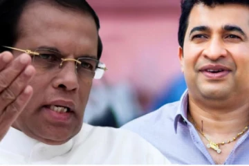 மைத்திரி மற்றும் ஆளும் தரப்பினர் இடையில் நாடாளுமன்றத்தில் வாக்குவாதம்