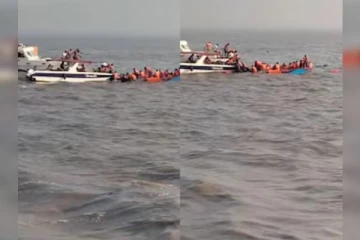மும்பையில் படகு கவிழ்ந்து விபத்து: ஒருவர் உயிரிழப்பு, 66 மேற்பட்டோர் மீட்பு