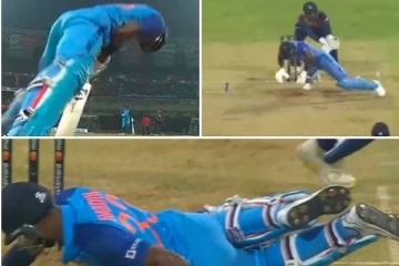 இலங்கை வீரர் தீக்‌ஷனாவின் அபாரமான யார்க்கர் பந்துவீச்சு! தடுமாறி கீழே விழுந்த ஹர்திக் பாண்டியா