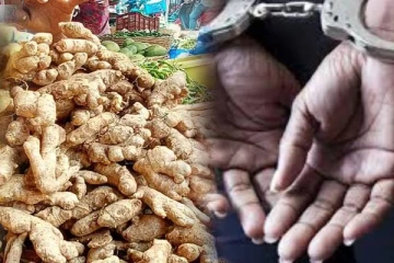 கோடி ரூபா பெறுமதியான இஞ்சியுடன் இருவர் கைது