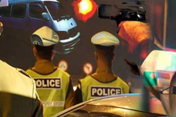 கொழும்பில் கட்டளையை மீறி பயணித்த வேன் மீது பொலிஸார் துப்பாக்கிச் சூடு