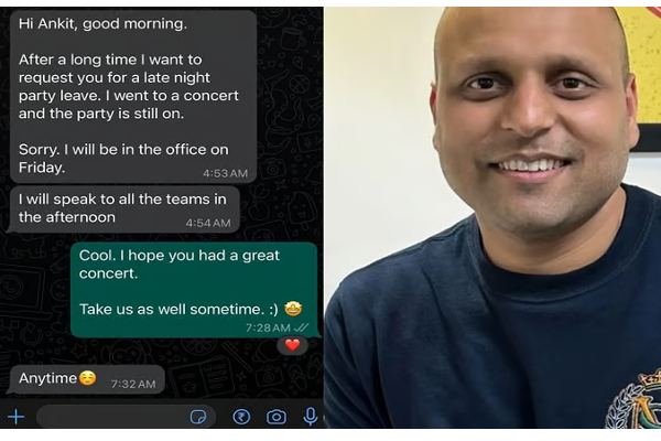 லேட்நைட் பார்ட்டி..லீவு கேட்ட ஊழியர்; CEO கொடுத்த பதில் - வைரல் பதிவு! - தமிழ்நாடு