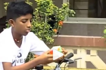 '' எதிர் நீச்சல் அடி வென்று ஏத்து கொடி ''  - சென்னை சிறுவனின் அசத்தலான உலக சாதனை