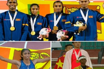 ஆசிய கனிஷ்ட தடகளப்போட்டி பதக்கப்பட்டியலில் இலங்கைக்கு முக்கிய இடம்