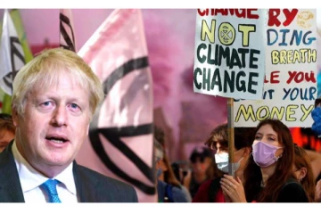 "அவர்கள் பொறுப்பற்ற கொடூரர்கள்" காலநிலை எதிர்ப்பாளர்களை கடுமையாக சாடிய பிரதமர் போரிஸ் ஜான்சன்!