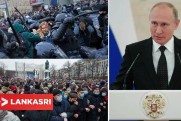 ரஷ்ய அதிபர் புடினுக்கு எதிராக தலைநகரில் குவிந்த மக்கள்: 2000 பேரை கைது செய்த பொலிஸார்
