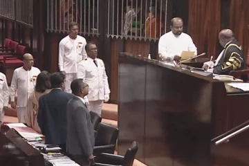 சனத் நிஷாந்தவிற்கு பதிலாக சத்தியப்பிரமாணம் செய்த ஜகத் பிரியங்கர