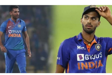 ஒருநாள் கிரிக்கெட் போட்டி - தீபக் சாஹருக்கு பதிலாக வாஷிங்டன் சுந்தர் சேர்ப்பு...!