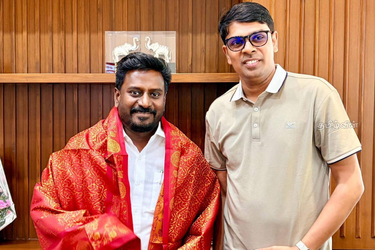 தமிழக அமைச்சர் ராஜ்மோகனை சந்தித்த அர்ச்சுனா எம்.பி..! | Archuna Mp Meets Tamil Nadu Minister Rajmohan