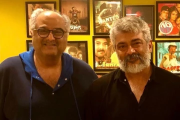 போனிகபூரை நேரில் மும்பை ஆபிஸில் சந்தித்த அஜித், ரசிகர்கள் பரபரப்பு