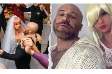 "எங்கு தேடியும் பொண்ணு கிடைக்கலையா?”- செக்ஸ் பொம்மையை திருமணம் செய்த பாடிபில்டர்