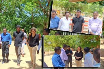 தாந்தாமலை முருகன் ஆலயப் பகுதியில் ஜேர்மன் பிரதி உயர்ஸ்தானிகர் கள ஆய்வு