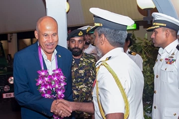 இலங்கைக்கு வருகை தந்துள்ள சீஷெல்ஸ் நாட்டின் பாதுகாப்பு படைகளின் பிரதானி