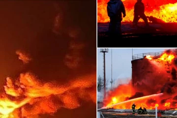 புடினுடைய அடுத்த யுக்தி... ஏவுகணைத் தாக்குதலில் பற்றியெரியும் எண்ணெய்க்கிடங்குகள்