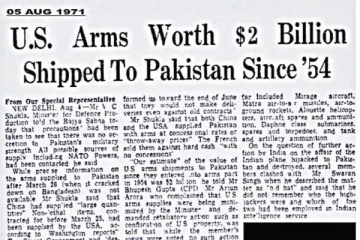 1971-ம் ஆண்டில் நடந்த இந்தியா-பாகிஸ்தான் போரில்.., பாகிஸ்தானுக்கு ஆயுதம் வழங்கிய அமெரிக்கா