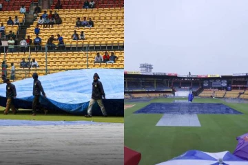 ஒரு பந்துகூட வீசாமல் கைவிடப்பட்ட இந்தியா, நியூசிலாந்து முதல்நாள் ஆட்டம்