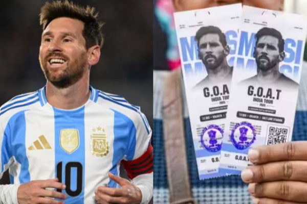 இந்தியா சென்றார் மெஸ்ஸி - ரசிகர்கள் உற்சாக வரவேற்பு - புகைப்படம் எடுக்க 10 இலட்சம் | Lionel Messi S Goat India Tour 2025 Live Update இந்தியா சென்றார் மெஸ்ஸி - ரசிகர்கள் உற்சாக வரவேற்பு - புகைப்படம் எடுக்க 10 இலட்சம் | Lionel Messi S Goat India Tour 2025 Live Update