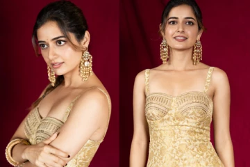 செம கிளாமர் உடையில் பட விழாவில் ஆஷிகா ரங்கநாதன்