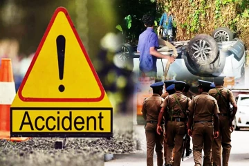 பாதசாரிகள் மீது சொகுசு கார் மோதியதில் மூவர் காயம்!