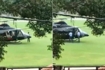 தப்பியோடும்  நமல் ராஜபக்சவின் மனைவி - வைரலாகும் வீடியோ