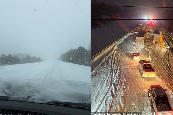 பனிப்புயலில் சிக்கிய பல மாகாணங்கள்... போர்க்களமான சாலைகள்: 35 மில்லியன் மக்கள் பாதிப்பு | Snow Cyclone Wreaks Carnage