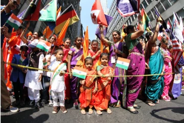 அமெரிக்காவில் இந்து பாரம்பரிய மாத கொண்டாட்டம்