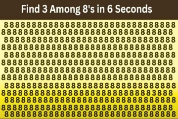 ஒளியியல் மாயை - கழுகு போன்ற பார்வை இருக்கா உங்களுக்கு? இதில் இலக்கம் 3 எங்கே?