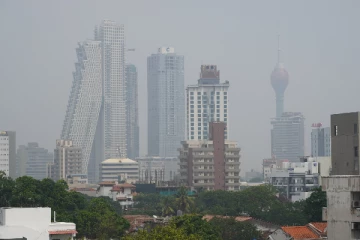 ශ්‍රී ලංකාවේ වායුගෝල දූෂණය වැඩිවෙයි. ප්‍රදේශ කිහිපයකට අනතුරු අඟවයි.