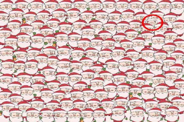 Optical illusion: சாண்டா கிளாஸில் மறைந்திருக்கும் ஆடு எங்கே உள்ளது? | Optical Illusion Find The Hidden Sheep Among Santa