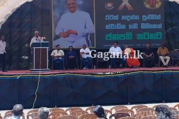 ප්‍රචාරක රැළියට නැග්ග ෆොන්සේකා කියු දෙය.. ඒක අහන්න ආව අය මෙන්න..