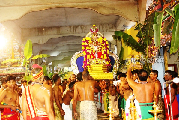 ஸ்ரீமாமாங்கேஸ்வரர் ஆலயத்தின் திராவிட முகப்புத்திர சிற்ப தேர் உற்சவம்(Video) | Sri Mamangeswarar Temple Batticaloa