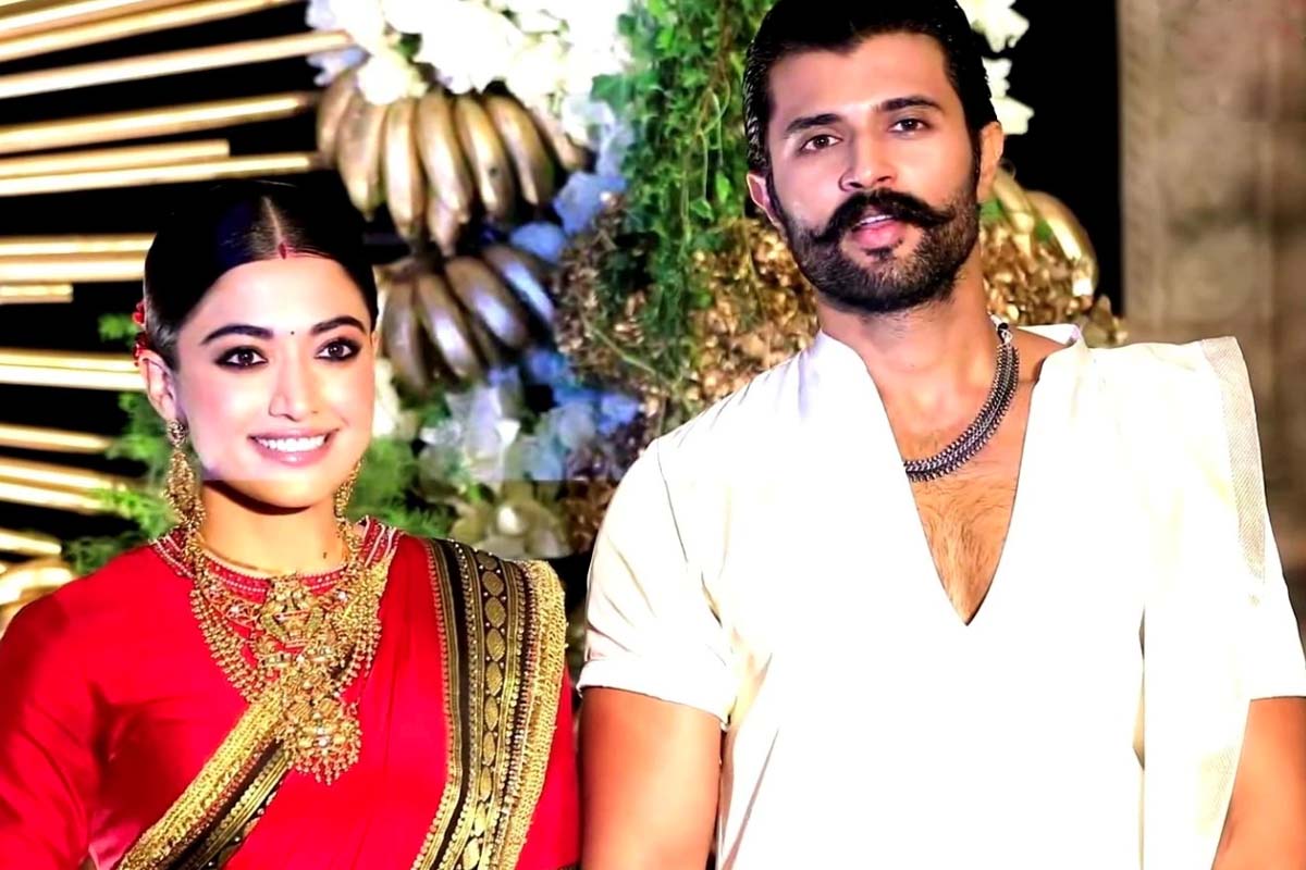 ராஷ்மிகா மந்தனா, விஜய் தேவரகொண்டா வரவேற்பு... இணையத்தில் வைரலாகிய புகைப்படம் | Rashmika And Vijay Devarkonda Reception Photos