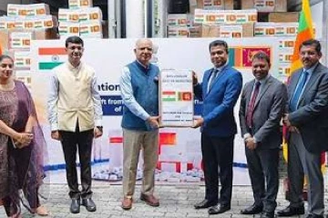 ක්ෂය රෝග මර්දන ඖෂධ තොගයක් ඉන්දියාවෙන් ශ්‍රී ලංකාවට පරිත්‍යාග කෙරේ