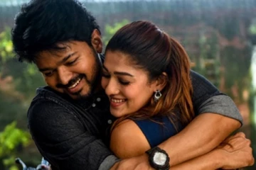 நயன்தாராவிடம் விருது வாங்கிய தளபதி விஜய், இதுவரை பலரும் பார்த்திராத புகைப்படம்