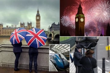 பிரித்தானியாவின் பல பகுதிகளில் மோசமான வானிலை: ரத்து செய்யப்பட்ட புத்தாண்டு கொண்டாட்டங்கள்!