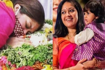 கணவனை முத்தமிட்டு வழியனுப்பிய நடிகை! திருமணநாளில் மிக உருக்கமான பதிவு