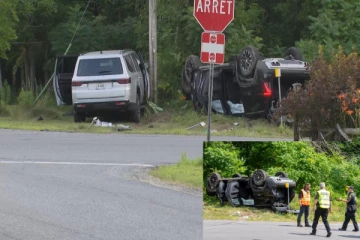 கனடாவில் விபத்தில் சிக்கிய புலம்பெயர்வோரை ஏற்றிவந்த கார்