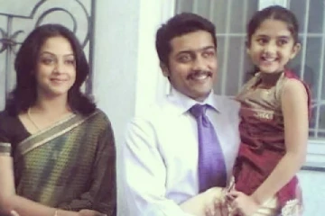 சூர்யா - ஜோதிகா ரீல் மகளா இது! எப்படி வளர்ந்து விட்டார் பாருங்க
