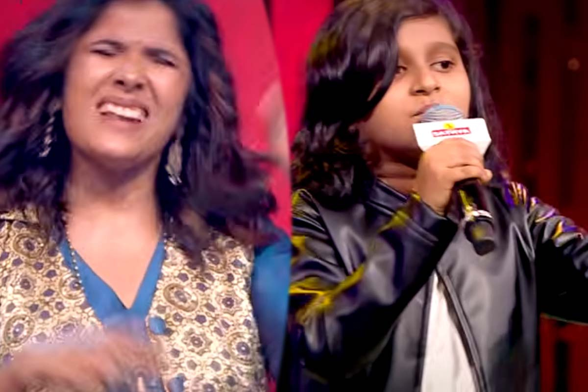 Super Singer Junior: ஒட்டுமொத்த நடுவர்களையே ஆடவைத்த கேரள சிறுவன்... களைகட்டும் சூப்பர் சிங்கர் மேடை | Super Singer Aryan Singing Go To Imman Team Super Singer Junior: ஒட்டுமொத்த நடுவர்களையே ஆடவைத்த கேரள சிறுவன்... களைகட்டும் சூப்பர் சிங்கர் மேடை | Super Singer Aryan Singing Go To Imman Team