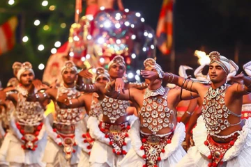 பெரஹரா காவடியாட்டத்தில் வாள் வெட்டு