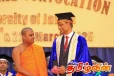 யாழ். பல்கலையில் தமிழ் டிப்ளோமா பட்டத்தை பெற்றுக்கொண்ட பௌத்த மதகுரு