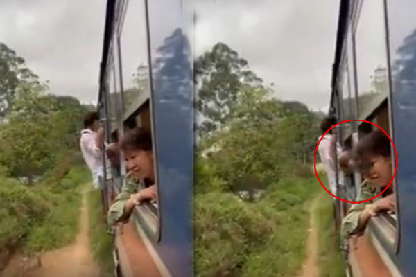 நாட்டுக்கு வந்த சுற்றுலா பயணியை பாதணியால் தாக்கிய நபர்! | Attacked A Tourist With A Shoe
