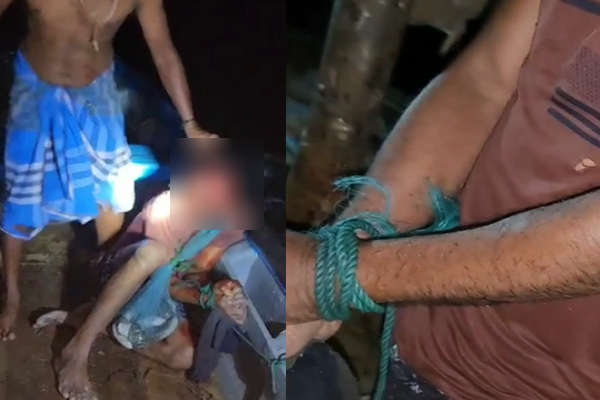 கடற்றொழிலாளர் ஒருவரை கட்டிவைத்து கொடூரமாக தாக்கும் அதிர்ச்சி காணொளி | Shocking Video Of A Fisherman Assaulted Mannar