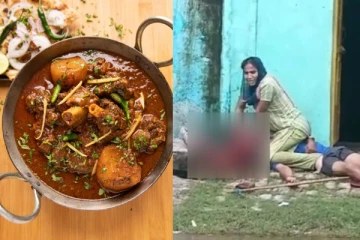 அசைவம் சமைத்து தர கேட்ட கணவர் - மூளையை வெளியே எடுத்த மனைவி