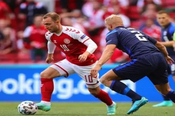 ரத்தான யூரோ கோப்பை மீண்டும் நடந்தது - டென்மார்க் அணியின் சோகத்தை பயன்படுத்தி 1 கோல் அடித்து வெற்றி பெற்ற பின்லாந்து அணி!