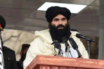 உலகத்தால் அதிகம் தேடப்பட்டு வந்த தீவிரவாதி முதன்முதலாக வெளியே தோன்றினார்