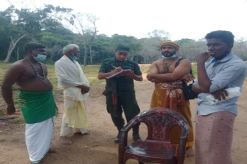 குருந்தூர் மலையில் ஏறும்போது ஓம் நமச்சிவாய கூட சொல்ல இராணுவம் அனுமதி மறுப்பு