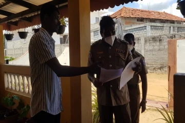 இளஞ்செழியனின் வீடு தேடிச் சென்ற முல்லைத்தீவு பொலிசார்