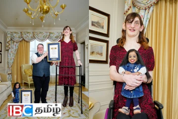 உலக கின்னஸ் சாதனை நாள் : சந்தித்துக் கொண்ட இரண்டு சாதனைப் பெண்கள்